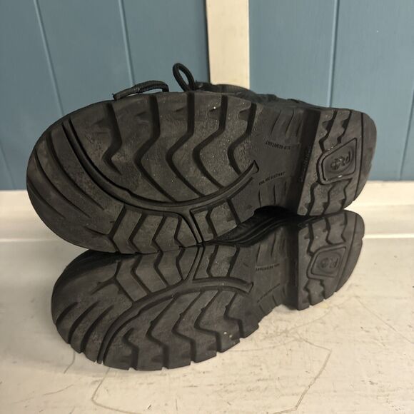 Timberland Pro Boots Women’s Size 6.5 M Steel Toe Work‎ Black Leather 72399 - Picture 6 of 11